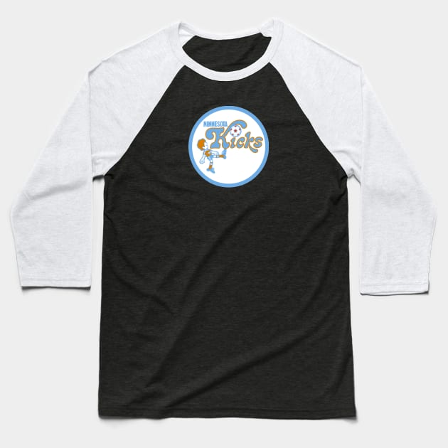 Minnesota Kicks Baseball T-Shirt by AndysocialIndustries